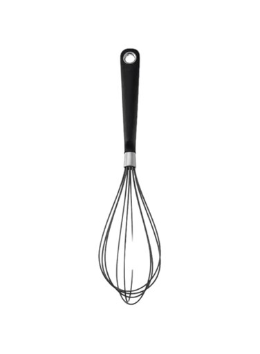 Balloon Whisk, Stainless Steel/Black steel/black