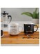 HOME Danube Essential 2 Piece New Bone China Mug Set Black 410Ml L 8.7 x W 5.9 x H 9.9 Cm
