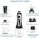 H2ofloss Water Flosser Cordless Oral Irrigator Portable Rechargeable Dental Flossers with 5 Modes &amp; 6 Tips Water Flossing with 300ML Water Tank for Home and Travel, Braces &amp; Bridges Care (Black-H6)
