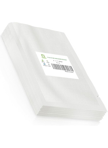 CANLENPK 8x12 Inch/20x30cm Vacuum Sealer Bags food Storage,Keep Fresh Lock Nutrition,Sous Vide Bags Freezeable and Boilable Microwaveable(50 Bags)