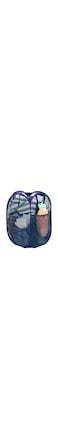 Tycom Pop Up Laundry Mesh Hamper Basket - Storage Solution - Compact Bin - Mesh Collapsible Bag - Laundry Hamper - Collapsible Laundry Basket (Blue Vertical)