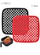 2 Pcs Air Fryer Silicone Liners, Reusable Air Fryer Liners, Easy Clean Air Fryer Accessories, Non Stick Square 7.5" Airfryer Accessory Parchment Replacement, Kitchen Silicone Liners