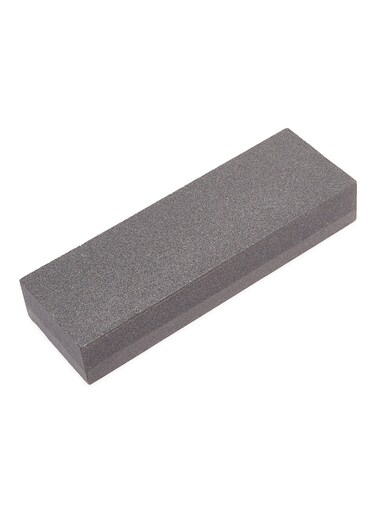 Dual Sided Carbide Knife Sharpening Stone Grey 15 X 5 X 2.5centimeter