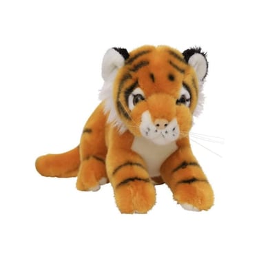 20cm Realistic Tiger Animal Plush Soft Stuffed Doll made from Eco-friendly Cotton Toy Bed Sofa Chair Decoration,Yellow