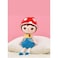 Soft and Adorable Baby Girl Dolls For Kids, Cute Plush Doll Figures for kids to play and cuddle with, Perfect for Birthday Gifts for kids (Red)