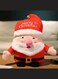 Pure Cotton Filled Christmas Plush Toys Santa Claus and Reindeer, Stuffed Soft Animal Plush Toy Suitable for Christmas Decoration Living Room Decoration, 20cm