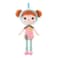 Soft and Adorable Baby Girl Dolls For Kids, Cute Plush Doll Figures for kids to play and cuddle with, Perfect for Birthday Gifts for kids (Blue)