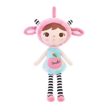 Soft and Adorable Baby Girl Dolls For Kids, Cute Plush Doll Figures for kids to play and cuddle with, Perfect for Birthday Gifts for kids (Pink)