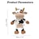 Lovely Cartoon Animal Cattle Soft Eco-friendly Cotton Stuffed Plush Doll, Soft Fluffy Friend Hugging Cushion - Present for Every Age and Occasion, 30cm