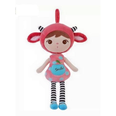 Soft and Adorable Baby Girl Dolls For Kids, Cute Plush Doll Figures for kids to play and cuddle with, Perfect for Birthday Gifts for kids (Rose)