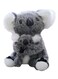 2 pcs Lovely Cotton made Koala Plush Toys Koala Bear Mother and Child Stuffed Soft Doll Kids Lovely Gift Toys 28cm, gray