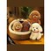 Soft and Adorable Realistic Furry Toy Dog with Pure Cotton Filling for Children Gift and Home Decoration, Brown