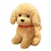 Soft and Adorable Realistic Furry Toy Dog with Pure Cotton Filling for Children Gift and Home Decoration, Golden