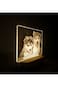 3D Acrylic Night Light Table Lamp with Wooden Base &ndash; Huskies Design, Perfect Gift for Birthday, Anniversary &amp; Home D&eacute;cor
