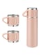 3-Piece Stainless Steel Vacuum Gift Set: Insulated Thermal Flask, Mug, and 2 Cups &ndash; Leak-Proof Travel Thermos for Hot &amp; Cold Drinks (500ml, 12-Hour Retention)