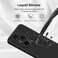 Case for Honor 300 Pro 5G, Liquid Gel Rubber Bumper Case with Soft Microfiber Lining Cushion Slim Shockproof Protective with Camera Protection Cover for Honor 300 Pro (Black)