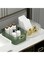 Generic Desktop Cosmetic Storage Drawer Stackable Storage Box Acrylic Rack Sundries Snack Makeup Storage Basket Organizer (White)