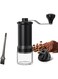 Manual Coffee Grinder Ceramic Conical Burr, Adjustable Coarseness, Double Bearing, 25g Capacity, for Espresso French Press Pour Over Drip Coffee, Travel Coffee Mill