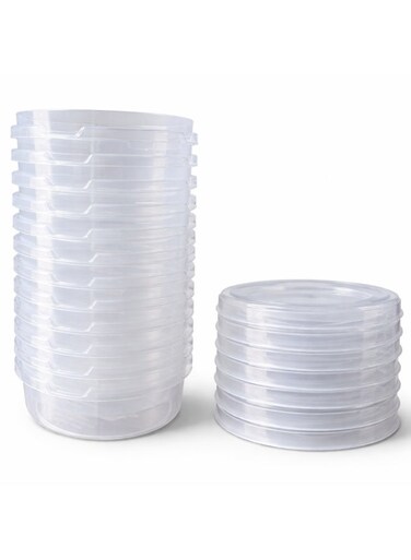 Inorbit 12-Piece Plastic Food Container Set   Airtight &amp; Leakproof   BPA-Free   Durable &amp; Reusable Storage Containers   Ideal for Dates, Dry Fruits, Snacks &amp; Kitchen Organization