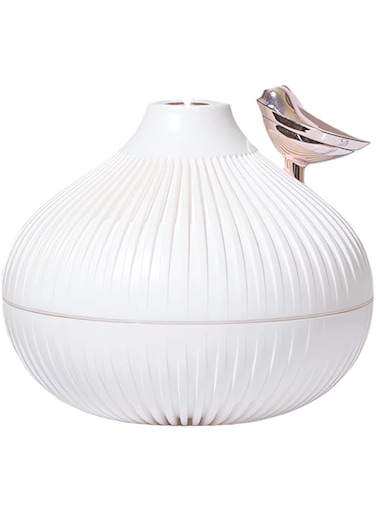 Excefore Mini Humidifier for Bedroom, Small Cool Mist Humidifier, Auto Shut-Off, 2 Mist Modes, Suitable for Home, Baby Bedroom, Office (White)