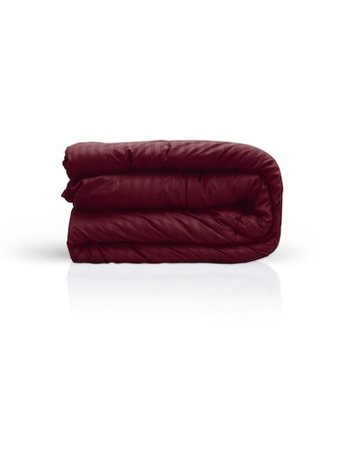 Cozy Dreams All-Season Double Comforter plush - 200x220cm Maroon