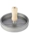 Dubai Gallery Burger Meat Press With Handle Beige/Silver 12.5Centimeter