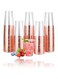 Sweet seven Elegant 10 oz Rose Gold Rim Plastic Cups - 50 Pack Clear Tumblers for Parties, Weddings, and Events
