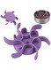Anipaw Dog Slow Feeder Bowls Silicone Spiral Pet Food Feeder Insert to Slow Down Eating for Large Medium Small Breed Dogs Perfect with Stainless Steel Glass Ceramic Pet Bowls (Purple)