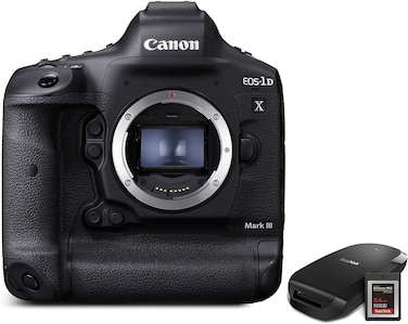 Canon EOS 1D X Mark III Full Frame DSLR Camera - Body Only, 20.1 MP, 2020 Model Black, 3829C019