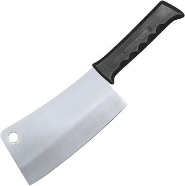 Master 7 Inch Stainless Steel Meat Cleaver - Heavy-Duty Butcher Chopping Knife
