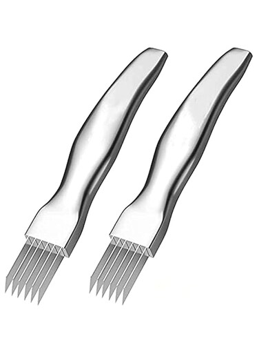 KASTWAVE Shred Silk The Knife Stainless Steel Vegetable Chopper - Pack of 2