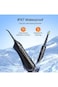 Water Flosser Electric Toothbrush Combo, Rechargeable Cordless Waterproof, Black