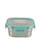 Borosil Stainless Steel Lunch Box, Leak-Proof Lunch Box With Green Lid, Square Lunch Container For School &amp; Office, 400 Ml
