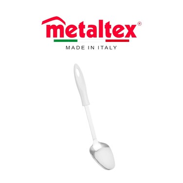 Metaltex Kristall Serving Spoon 32cm &ndash; Elegant &amp; Durable Stainless Steel Spoon for Daily Use