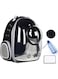 Cat Backpack, Pet Bubble Backpack, Pet Travel Bag with Space Cover, Transparent Waterproof and Breathable Pet Carrier Airline Approved, Suitable for Travel, Hiking, Walking and Outdoor Use (Black)