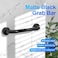 Shower Grab Bar, 12 Inch Black Bathroom Grab Bar, 1" Diameter Stainless Steel Anti-Slip Grab Bars for Bathtubs and Showers, Handicap Shower Grab Bar for Seniors Elderly