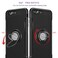 غطاء VTMOBILEAGE لهاتف iPhone 7 Plus، غطاء iPhone 8 Plus، غطاء مغناطيسي، غطاء مضاد للسقوط مع حلقة إصبع، حامل للسيارة، غطاء حماية خلفي أسود