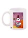 Panda Printed Coffee Mug White/Orange/Grey
