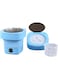 Mini Portable Washing Machine with Spin Dryer, Upgraded 9 Litre Capacity, Foldable Design Mini Washing Machine Light weight for Baby Clothes, Underwears. Green, Sky Blue, Purple [Pack1] (Sky Blue)