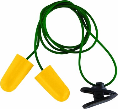 Caldwell 31 NRR Range Plugs With Cord And Clip For Outdoor, Range, Shooting, Competition And Hunting