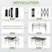 Lightweight Folding Camping Table &ndash; Portable Outdoor Picnic, BBQ, Beach &amp; Fishing Table with Carry Bag, Strong X-Frame Stability 95&times;55&times;50 cm