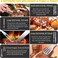 34-Piece Heavy Duty BBQ Grill Accessories Set &ndash; Stainless Steel Outdoor Barbecue Tool Kit with Carry Bag, Heat-Resistant Gloves, Skewers &amp; Corn Holders for Camping, Backyard &amp; Gifts
