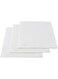 Luxenap 15.75 Inch Dinner Napkins, 50 3-Ply Disposable Napkins - Linen Feel, Soft And Absorbent, White Paper Folded Napkins, Square, For Lunch, Dinner, Or Everyday Use - Restaurantware