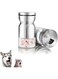 KASTWAVE 2PCS Salt and Pepper Shakers Set by Premium Salt Shaker with Adjustable Pour Holes-Kosher Salt Shaker with Food Grade Stainless Steel