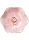 LUOSHUAI Lotus Leaf Shape Decorative Ring Tray, Small Key Bowl, Ceramic Trinket Tray Jewellery Dish, Pink