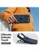 جراب Mobcos iPhone 17 Pro Max الفاخر باللون الأزرق الداكن مع شعار Elite، مصنوع من السيليكون عالي الجودة، مزود بخاصية الشحن اللاسلكي المغناطيسي   ملمس ناعم كالحرير   حماية فائقة ضد الصدمات بمعايير عسكرية   توافق مغناطيسي قوي   غطاء أنيق ونحيف