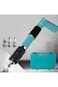 Concrete Nail Gun Kit with 100 Nails, 5-Speed Adjustable Wall Fastening Tool, Mini Nail Shooter