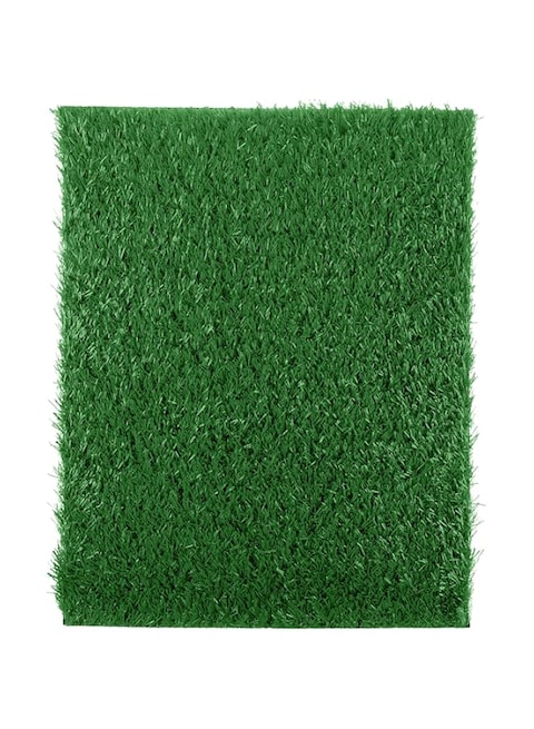 PETMAKER Artificial Grass Puppy Pad for Dogs and Small Pets 24x19-Inch Reusable 4-Layer Training Potty Pad with Tray Dog Housebreaking Supplies by PETMAKER, Green, PET6204, Large