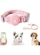 PUCHEN Upgraded 2 in 1 Airtag Cat Collar &amp; Leash طوق القط, Adjustable Air tag Cat Collar with Safety Buckle, Compatible with Apple Airtag for Cat Dog Kitten Puppy (Pink)