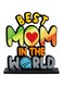 RABARIKAA Best Mom in The World Wooden MDF Showpiece: Table Top Decor for Mother's Day, Birthday, Sorry Gift - Decorative Mom's Gift Idea